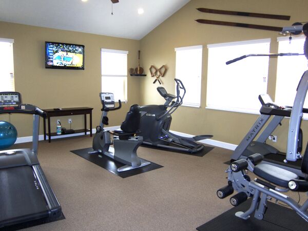 sunset exercise room utah retirement community 55 plus