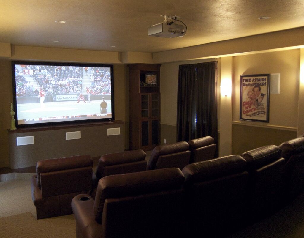 sunset park theater room utah retirement community 55 plus